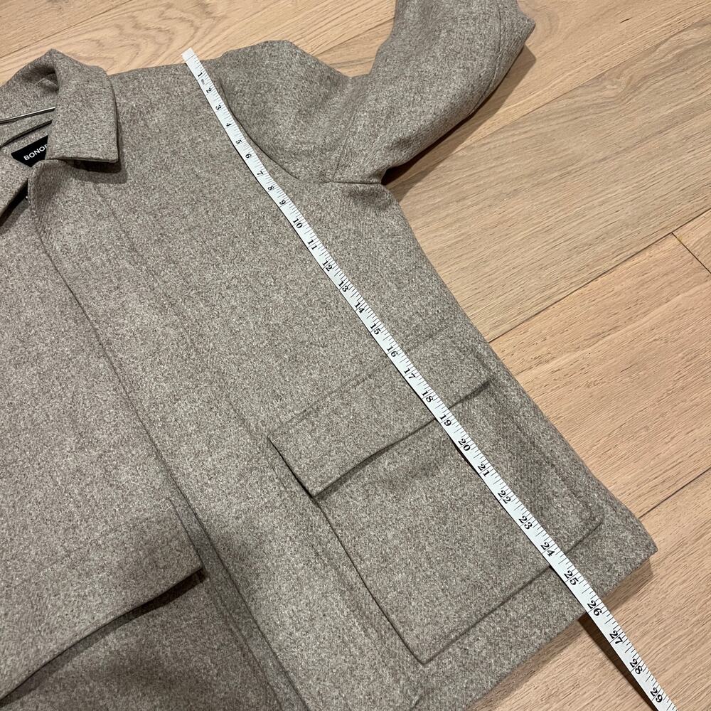 Bonobos Mens Wool Blend FORTEX Italian Woven Jacket Oatmeal / Cream Size S - Picture 9 of 11